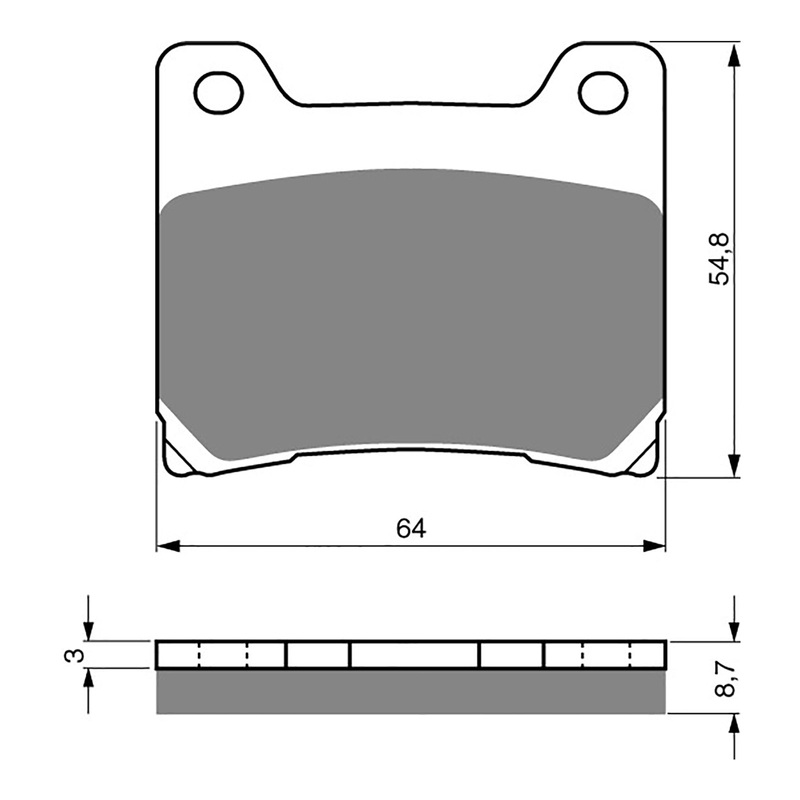 GOLDfren Brake Pads Sintered Sports GF015 - S3 (PH28)