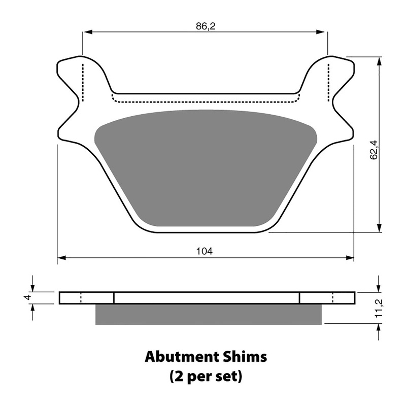 GOLDfren Brake Pads Sintered Sports GF056 - S3 (PH156)