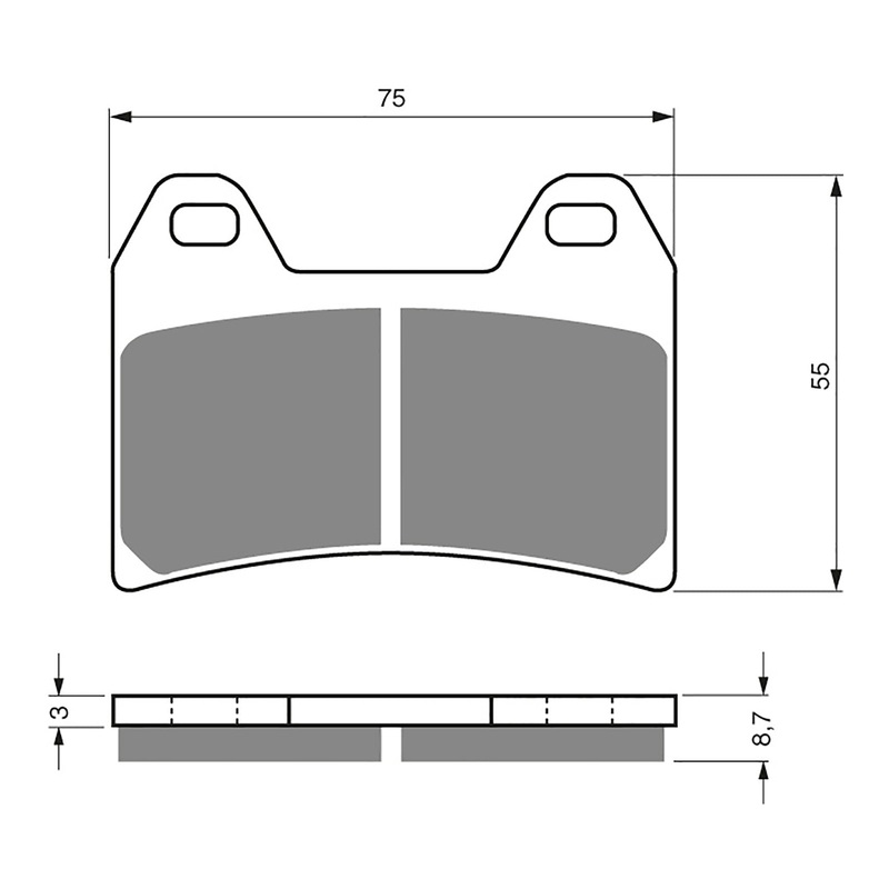 GOLDfren Brake Pads Sintered Sports GF141 - S3 ( PH223 )