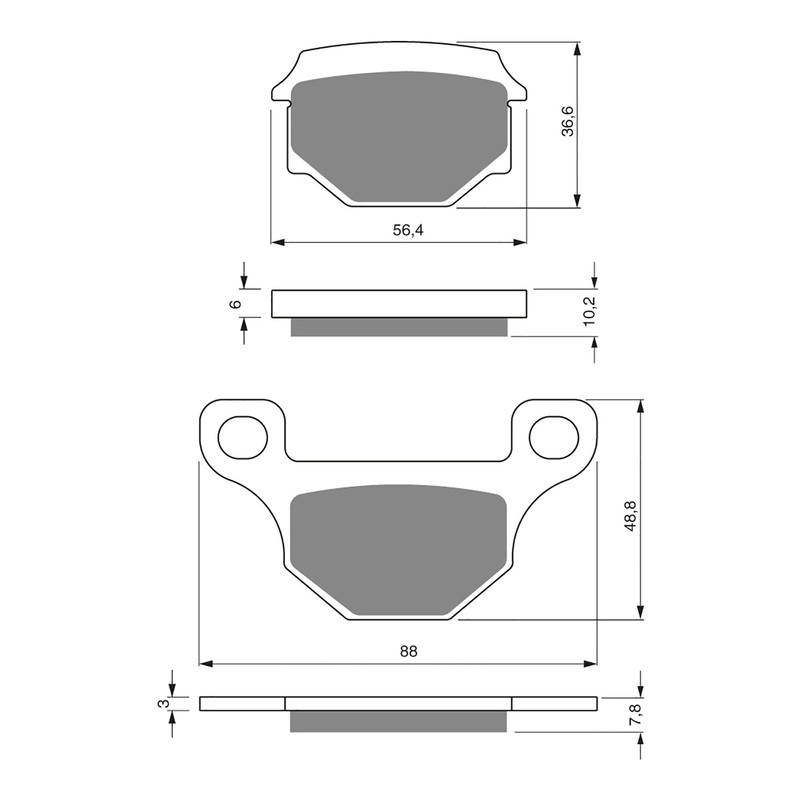 GOLDfren Brake Pads Sintered Sports GF289 - S3 ( P130 )