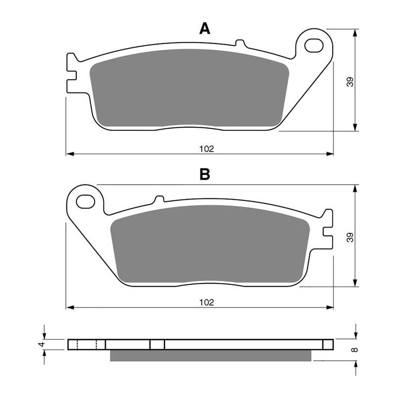 GOLDfren Brake Pads Sintered Sports GF022 - S3 (PH47)