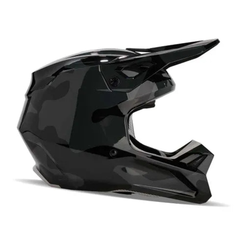 FOX V1 BNKR HELMET - BLACK CAMO