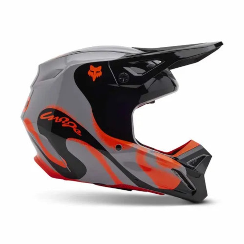 FOX V1 EMOTION HELMET - STEEL GREY