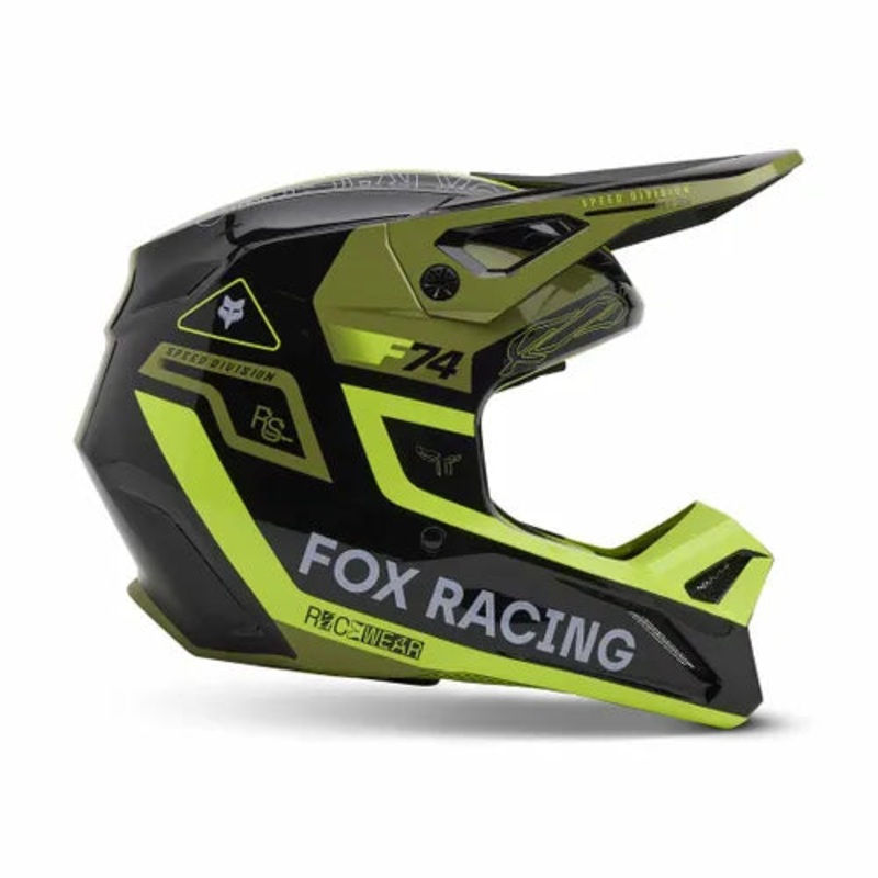 FOX V1 RACE SPEC HELMET - PALE GREEN