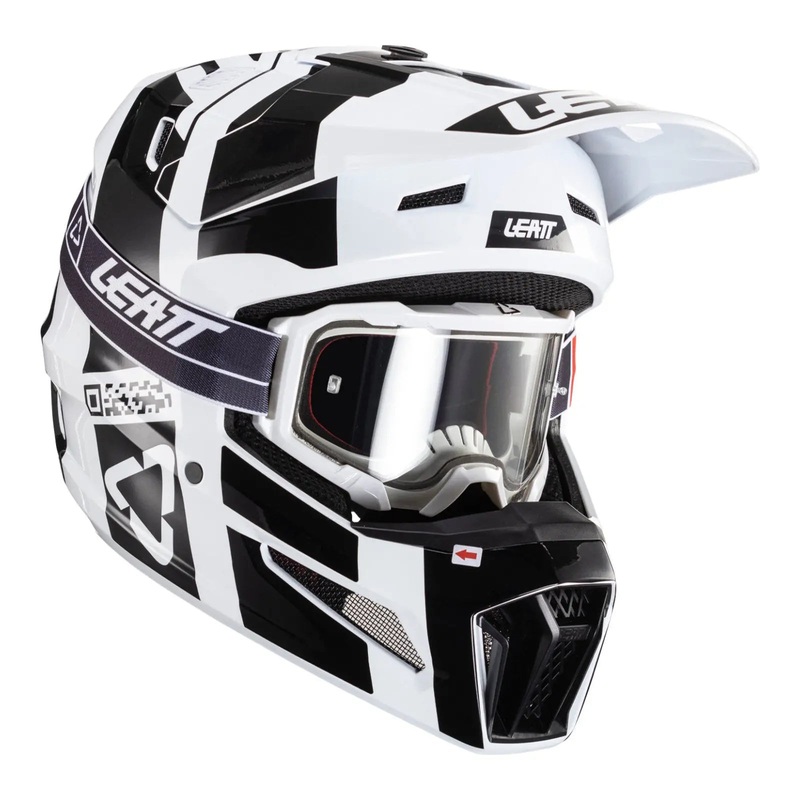 Leatt 3.5 Helmet Kit - Black / White