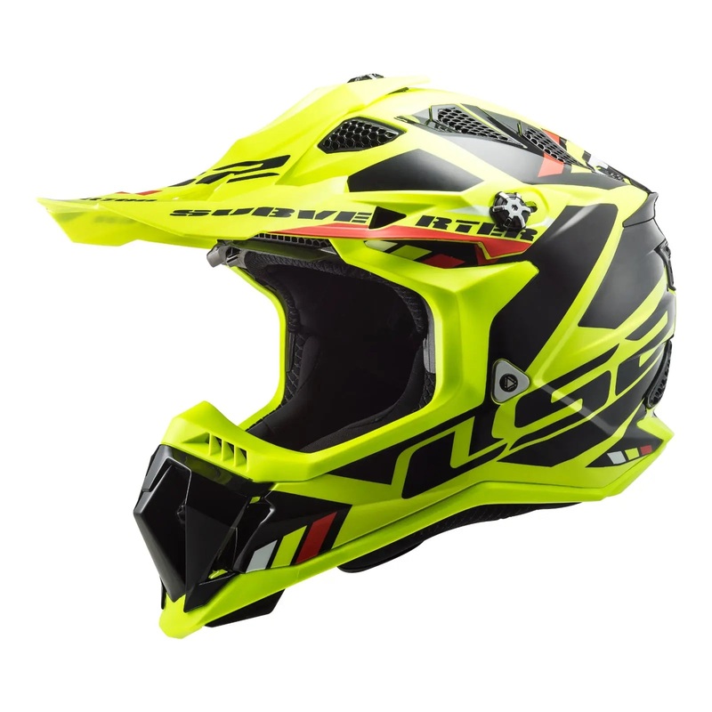 LS2 MX700 Subverter Stomp Helmet - Hi-Vis Yellow / Black 06