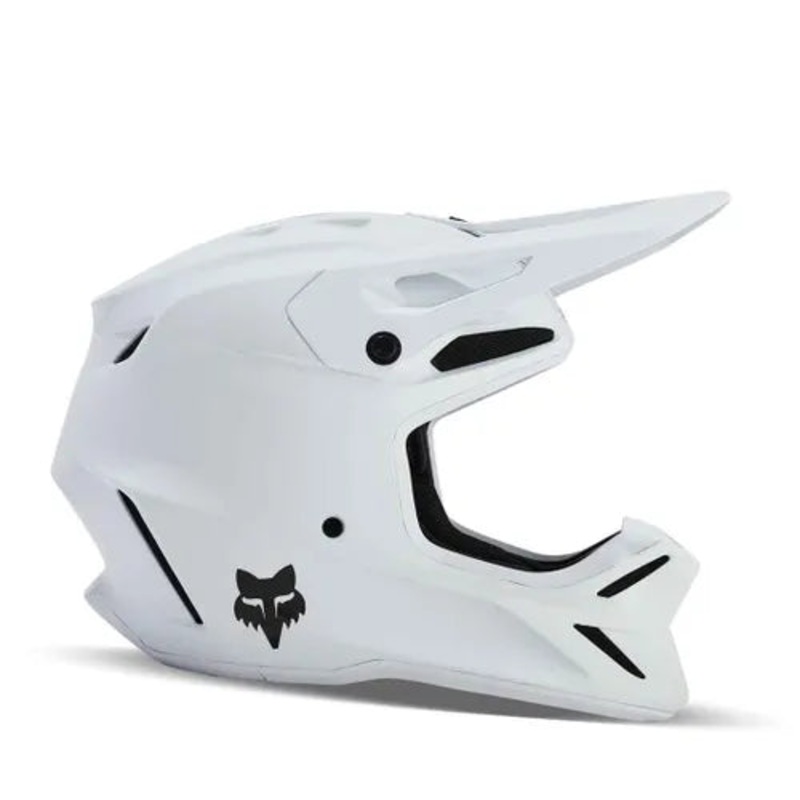 FOX V3 SOLID HELMET - MATTE WHITE