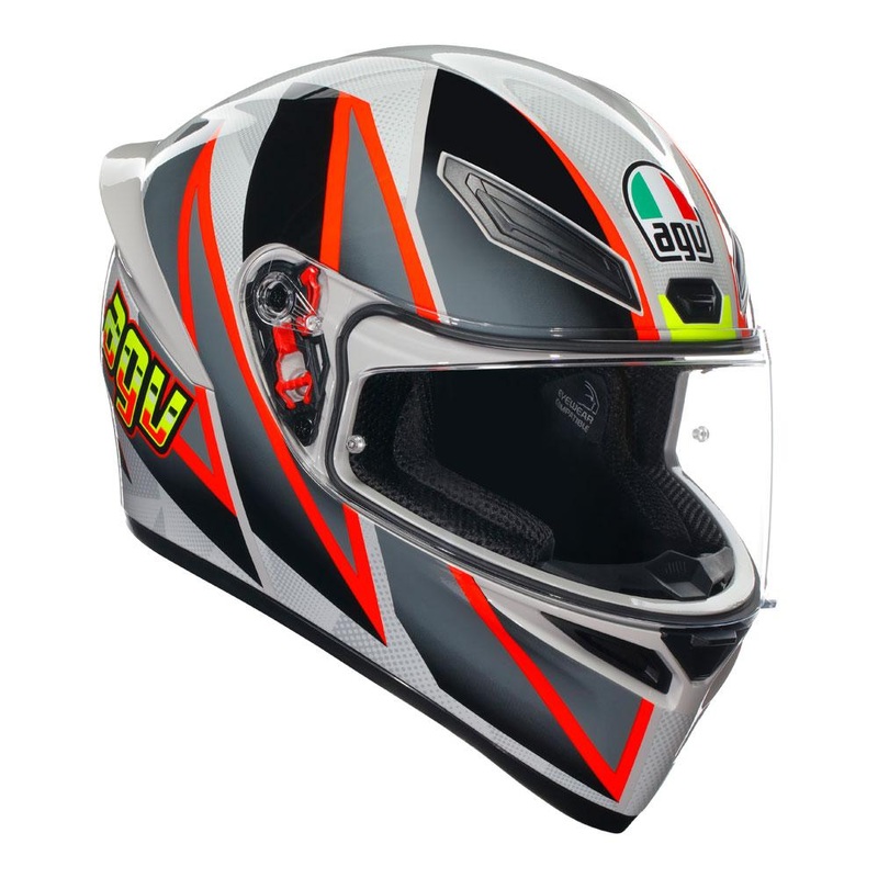 AGV K1 S - BLIPPER GREY/RED