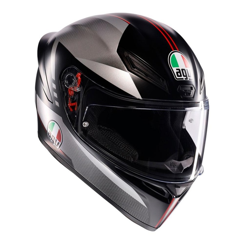 AGV K1 S - LAP MATT BLACK GREY RED