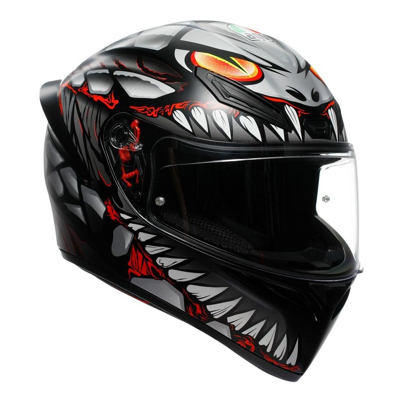AGV K1 S - LYZARD BLACK/GREY/RED