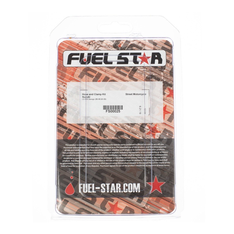 All Balls Racing Fuel Hose & Clamp Kit (FS00025)